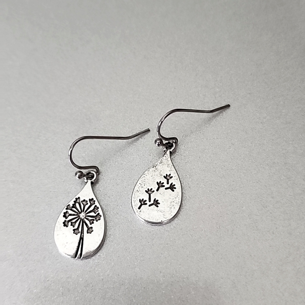 Make A Wish Dandelion Earrings